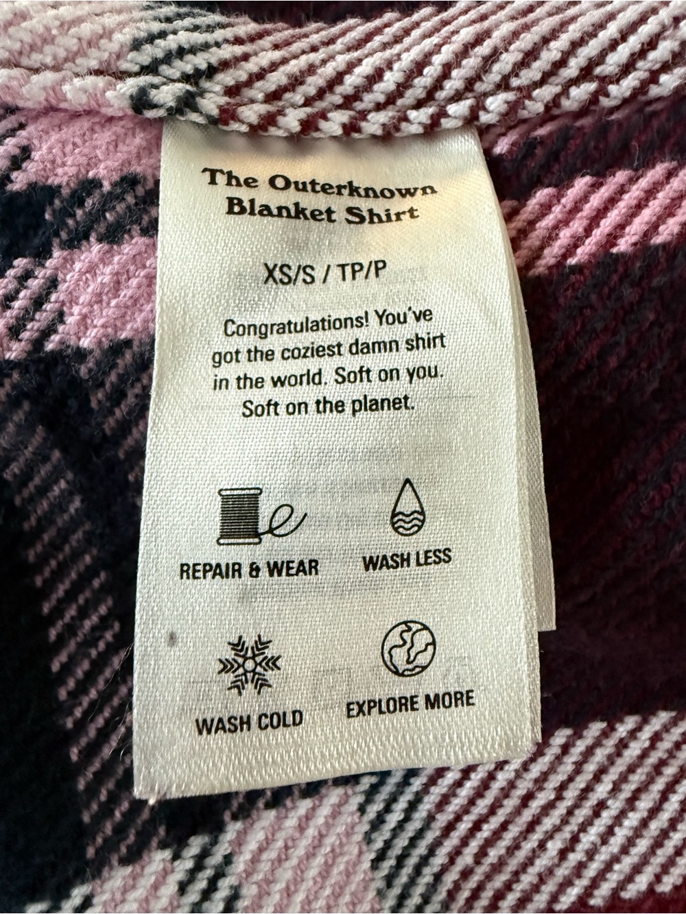 Burgundy Dark Pink OuterKnown Plaid Button-Up Shirt - Picture 4 of 7